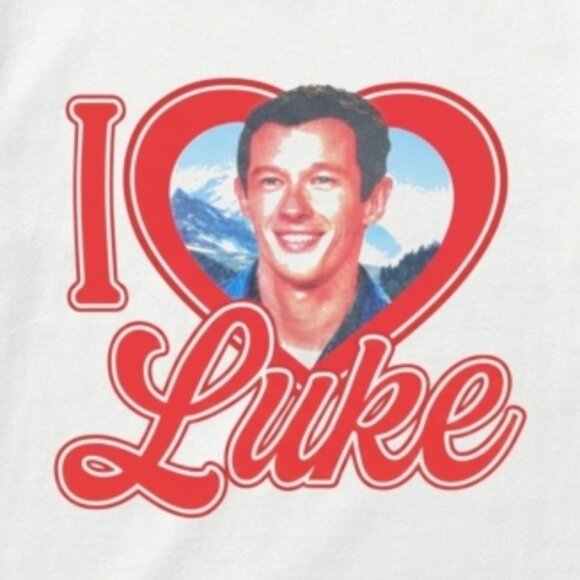 Dua Lipa Callum Turner I Heart Luke Shirt 172 - Picture 2 of 5